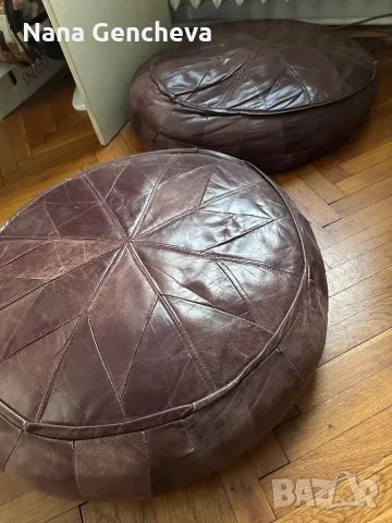 Кожени табуретки