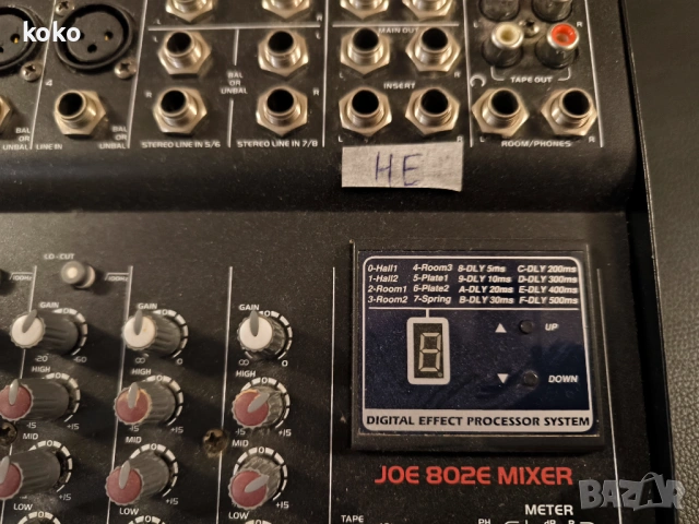 Миксер пулт смесител професионален 8 канален , снимка 3 - Ресийвъри, усилватели, смесителни пултове - 53357340