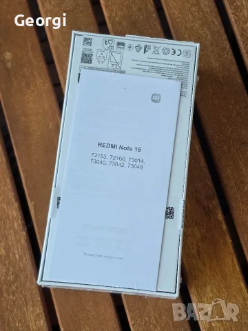 Чисто нов Xiaomi Redmi Note 15, 256GB (син) с 4 години гаранция, снимка 2 - Xiaomi - 55843860