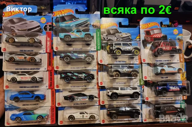 Hot Wheels колички / моделчета, снимка 2 - Коли, камиони, мотори, писти - 56364982