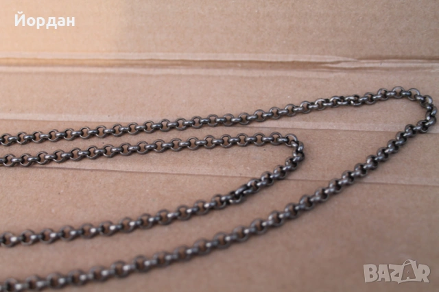 Сребърен гердан с рубини и перли, снимка 7 - Колиета, медальони, синджири - 53877553