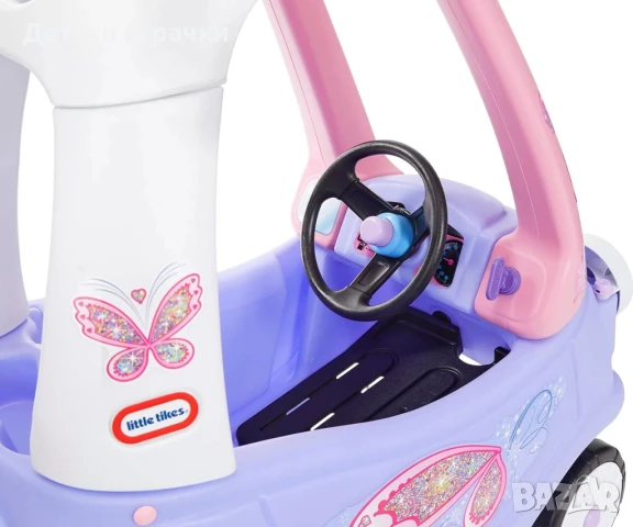 Кракомобил Фея Fairy Coupe, детска кола за бутане, Little Tikes , снимка 9 - Детски велосипеди, триколки и коли - 50991182
