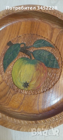 пано дървено за ценители 29см отлично, снимка 3 - Пана - 52307112