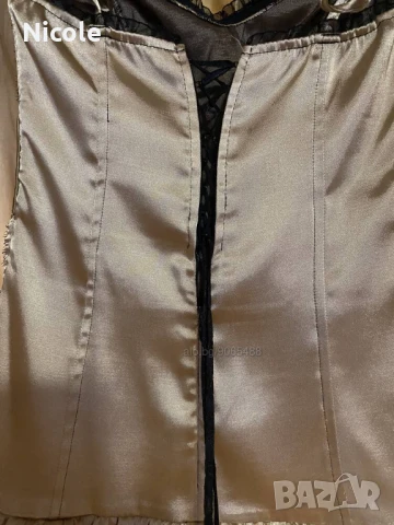 Страхотна празнична сатенена рокля, снимка 4 - Рокли - 50861761