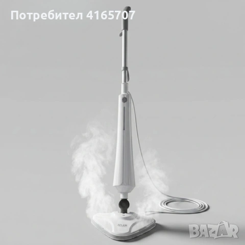 Парен моп Adler – 1300W мощност, дезинфекция без химикали и перфектно чисти подове, снимка 3 - Парочистачки и Водоструйки - 54355327