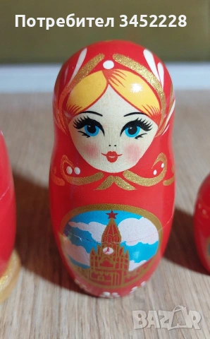Матрйошки комплект 5 броя за ценители , снимка 3 - Антикварни и старинни предмети - 53905637