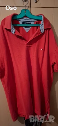 Оригинална мъжка поло тениска Tommy Hilfiger – Размер 2XL (100% Premium Cotton)