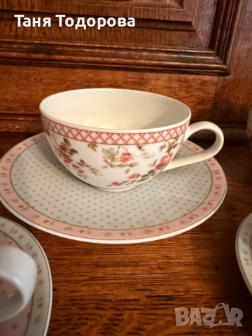 Сервиз за кафе и чай Laura Ashley Louisa, снимка 6 - Сервизи - 54068312