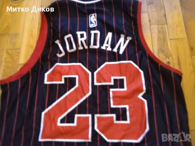 Майкъл Джордан №23 Чикаго Булс НБА баскетболна тениска отлична размер Л и М, снимка 16 - Баскетбол - 46128228