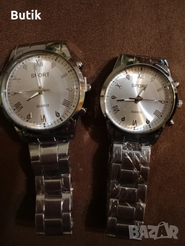 Комплект от дамски и мъжки часовник 