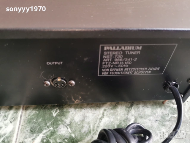 PALLADIUM NST-730 TUNER-ВНОС SWISS 3001260957, снимка 16 - Ресийвъри, усилватели, смесителни пултове - 53279635