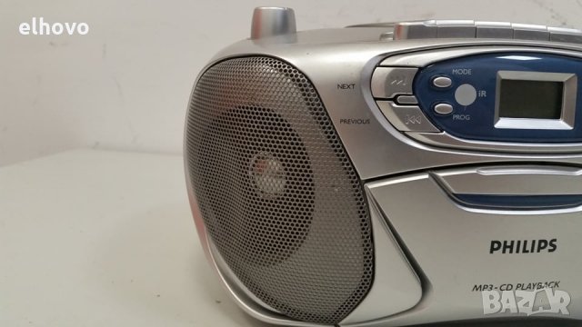 CD player с радио, касета Philips AZ1032, снимка 2 - MP3 и MP4 плеъри - 30122494