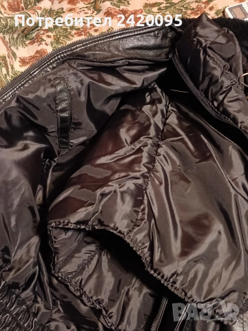 кожено яке-100лв, снимка 10 - Якета - 50511413