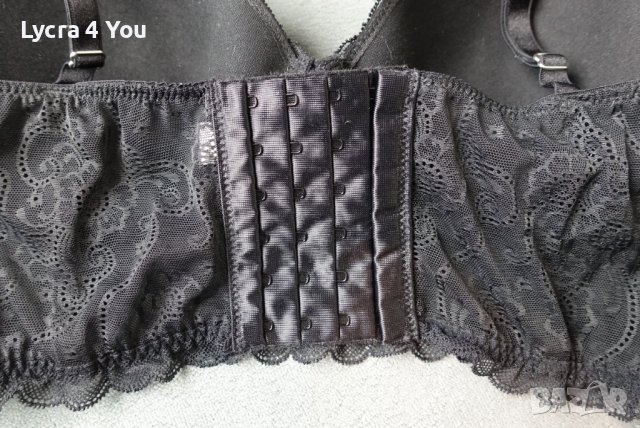 Intimissimi Lingerie 80C луксозен черен дантелен сутиен, снимка 5 - Бельо - 42831935