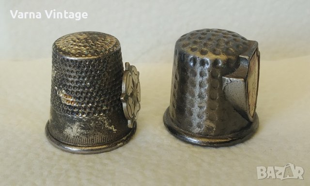Два стари колекционерски метални напръстника. Англия.(2)., снимка 2 - Колекции - 42268848