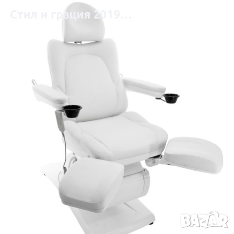 Стол за педикюр Azzurro 870S (3 мотора) - кафяво/бял, снимка 6 - Педикюр и маникюр - 44514791