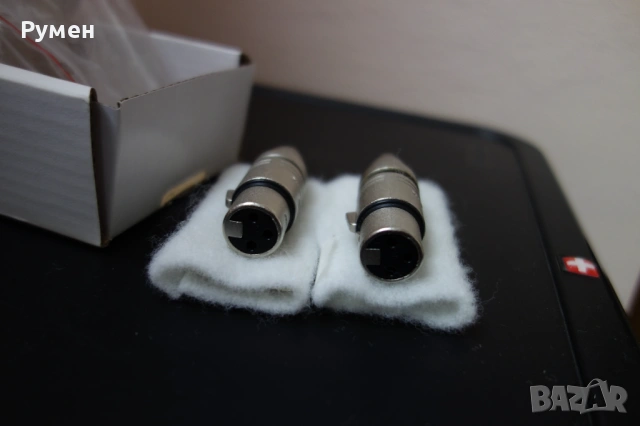Neutrik  XLR-RCA адаптери - 2 бр., снимка 4 - Други - 53934282