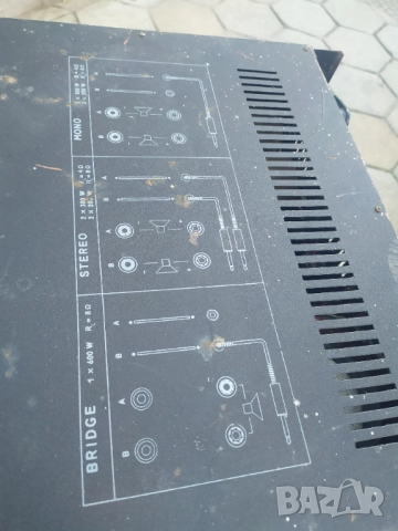 Работещ усилвател от Съветската епоха - Fusion PAA 600, снимка 4 - Ресийвъри, усилватели, смесителни пултове - 52134252