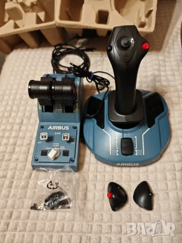 Thrustmaster TCA Officer Pack Airbus Edition – чисто нов джойстик и Throttle Quadrant PC&Xbox