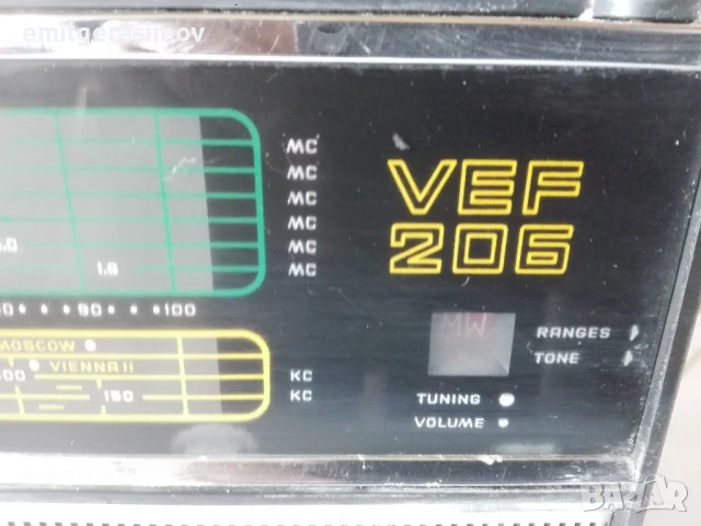 Радио , транзистор VEF 206 , Doccia и радио часовник. , снимка 4 - Радиокасетофони, транзистори - 50492158