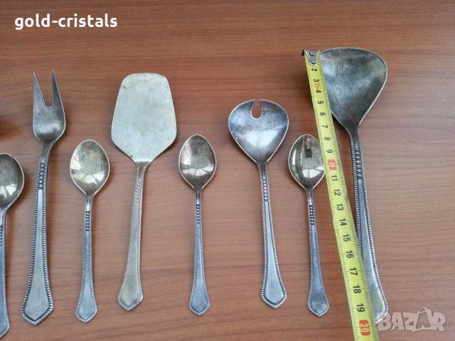 Стари руски прибори за сервиране мнц, снимка 3 - Антикварни и старинни предмети - 29224257