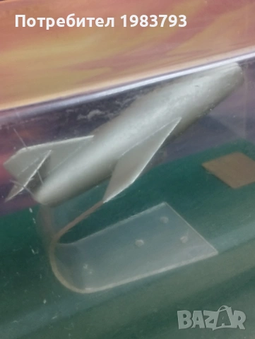 Макет на самолет награден на капитан 1 ранг Кирил Халачев командир на ВМФ през 1947г.