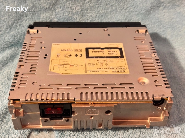 Cd player радио за кола SONY  CDX-GT20 45x4 , снимка 7 - Радиокасетофони, транзистори - 52057880