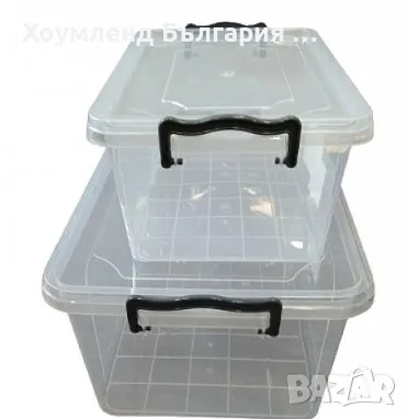 Големи PVC кутии с капак за съхраняване, снимка 3 - Кутии за храна - 50270006