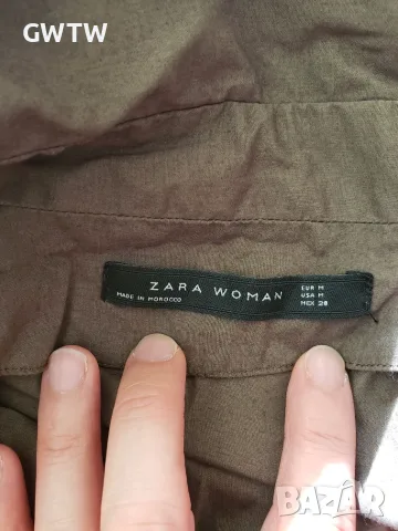 Zara топ в милитъри стил, снимка 4 - Корсети, бюстиета, топове - 56404164