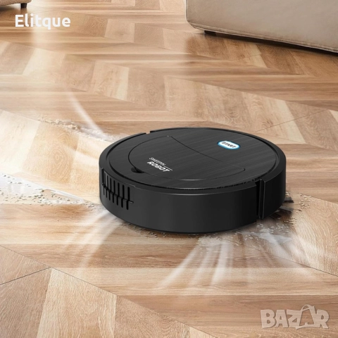 Интелигентна прахосмукачка робот 3в1 две четки и моп за почистване на домакинство, снимка 3 - Друга електроника - 52684569