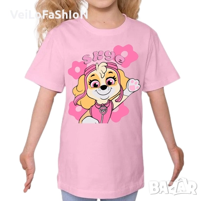 Нова детска тениска със Скай от Пес Патрул (Skye - Paw Patrol), снимка 3 - Детски тениски и потници - 52163147