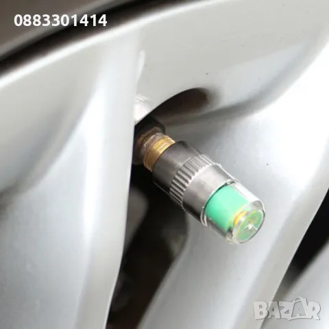 Манометър-капачка на налягането в гумите , снимка 5 - Аксесоари и консумативи - 47396189