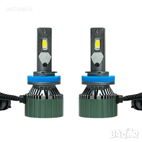 Диодни крушки M9 PRO H8 9-60W 2БР/К-Т, снимка 2 - Аксесоари и консумативи - 54353349