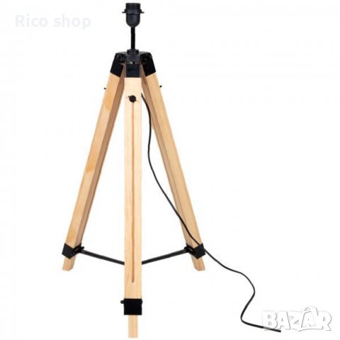 Подова лампа със статив от антично дърво в модерен стил., снимка 12 - Други - 39806960