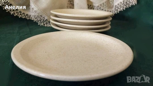 Чинии екрю битови 5 броя , снимка 2 - Чинии - 54189525