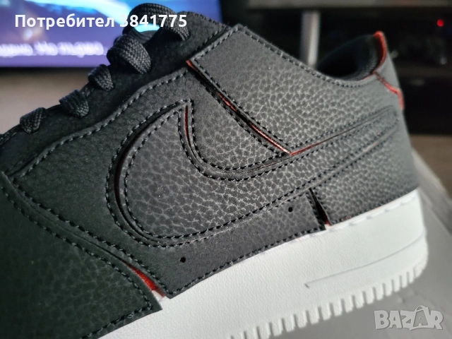Nike Air Force 1 Low 1/1 Black Chile Red Pine Green уникални, снимка 11 - Маратонки - 51914194