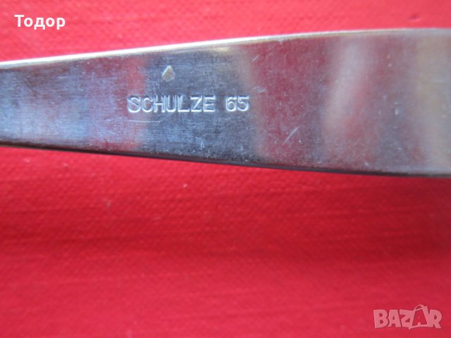 Рядка армейска немска вилица Шулце, снимка 4 - Колекции - 29077604