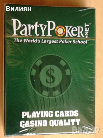 Карти за игра ''Party Poker'' Тесте, снимка 4 - Карти за игра - 29316292