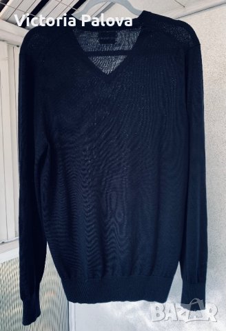 Пуловер от тънък меринос GUTTERIDGE Италия, снимка 12 - Пуловери - 42620482