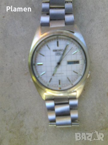 Стар японски часовник Сейко - 5 автоматик, снимка 2 - Мъжки - 37999449