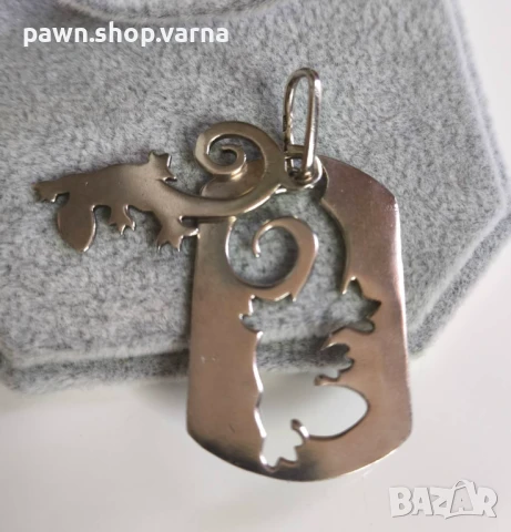 Винтидж сребърна висулка – 925 проба, снимка 2 - Колиета, медальони, синджири - 51132811