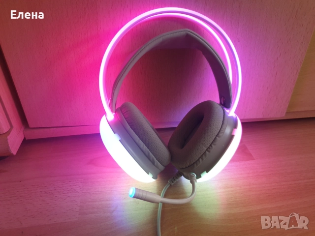 Гейминг слушалки White Shark - FIREFLY, бели, снимка 5 - Слушалки и портативни колонки - 51780283