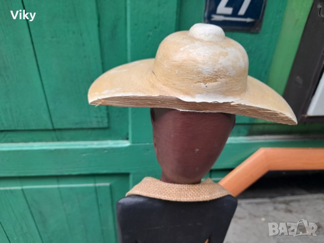 Дървени статуетки три негърчета, снимка 5 - Други ценни предмети - 42299237