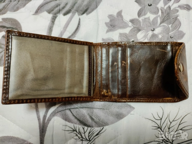 Естествена кожа - мъжки портфейл cobbler legend, снимка 5 - Портфейли, портмонета - 52146187