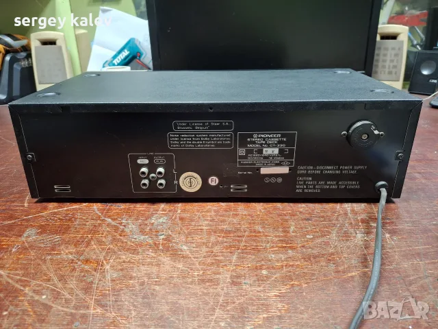 Касетен дек pioneer ct-330, снимка 3 - Декове - 56381329