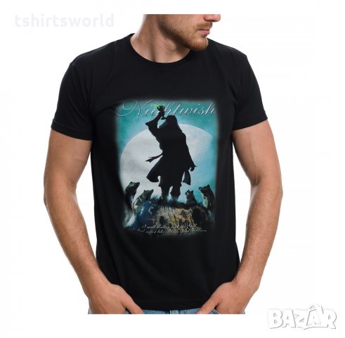 Нова мъжка тениска с дигитален печат на музикалната група NIGHTWISH, снимка 7 - Тениски - 31726356