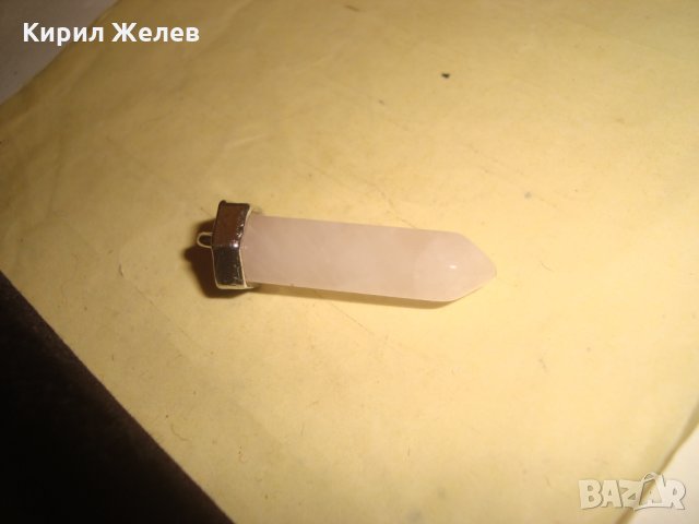 РОЗОВ НЕФРИТ ТИБЕТСКИ МЕДАЛЬОН АМУЛЕТ АРТ ВИСУЛКА 25566, снимка 2 - Колиета, медальони, синджири - 35585775