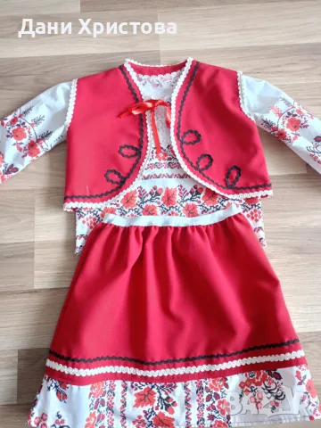 Народни носии за Лазарки, снимка 2 - Детски комплекти - 49539835