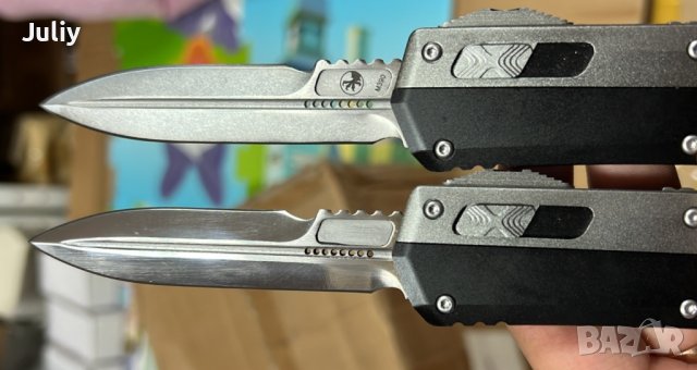 Microtech Glykon Black модел 2023, снимка 4 - Ножове - 40348790