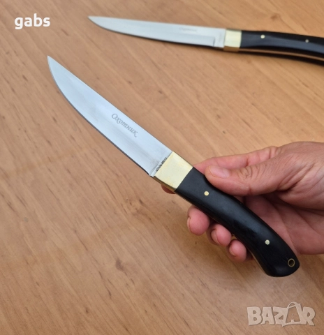 Руски нож Охотник,фултанг с текстилна кания,два модела, снимка 10 - Ножове - 51886436